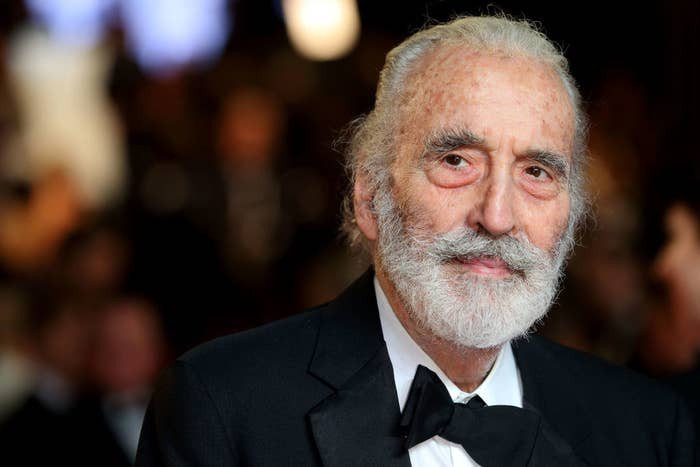 4. Sir Christopher Lee