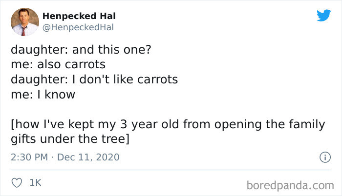 11. They're all carrots, kiddo