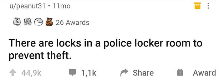 17. Which is really ironic