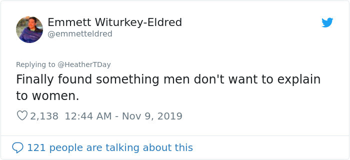 Even some men commented.