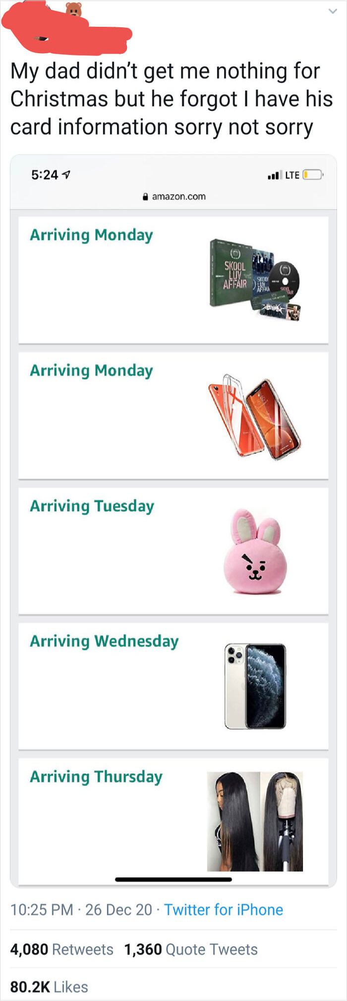 18. That's stealing kid!