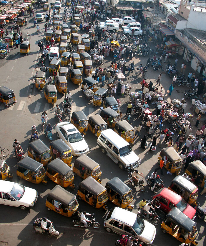 20. Traffic in India