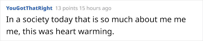 Our society is all about 'me'