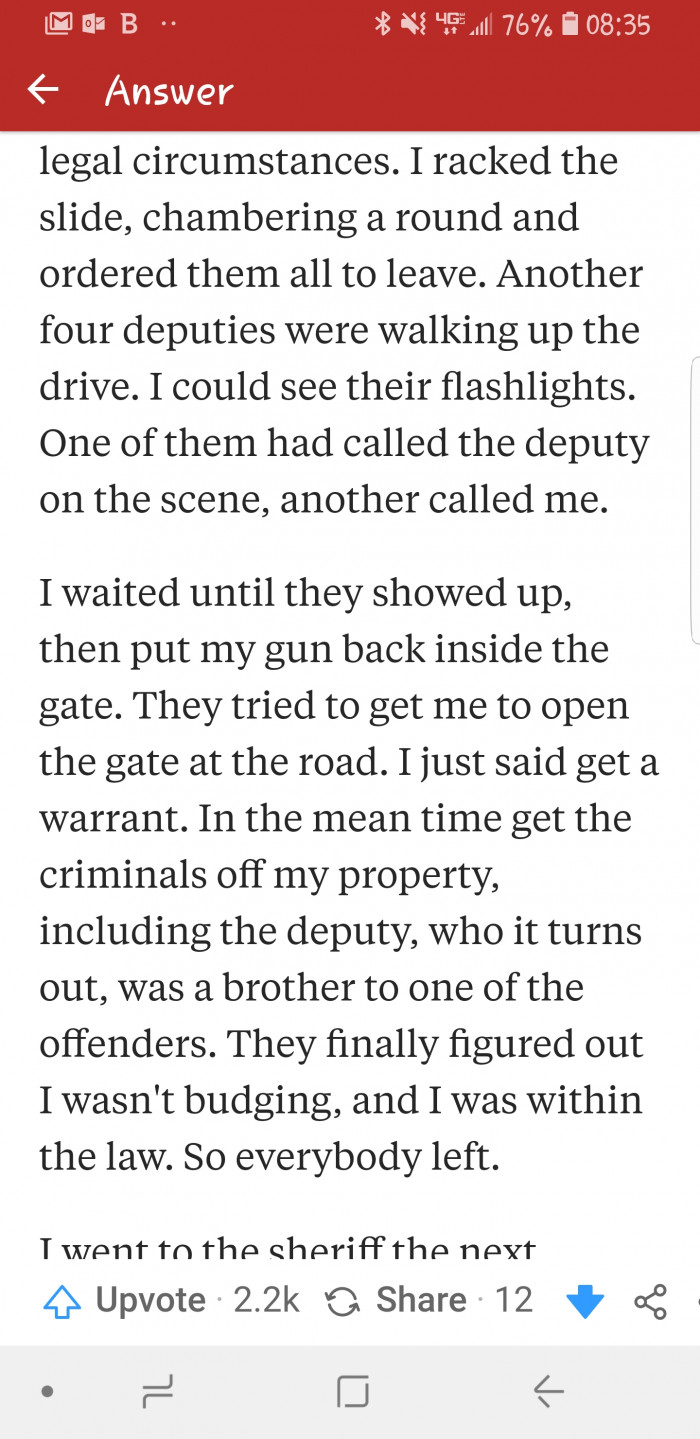 This guy knows his rights!