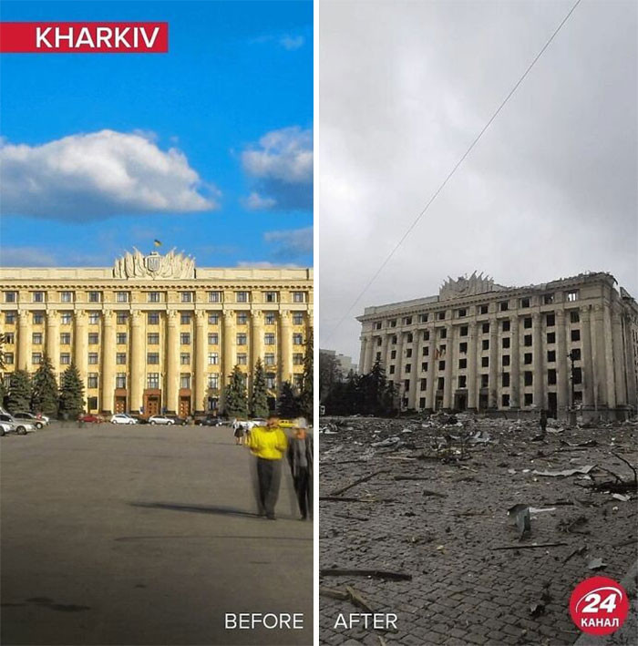 13. The city of Kharkov has been one of the main targets so far.