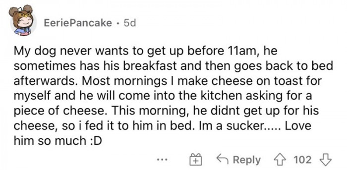 5. Breakfast in bed...