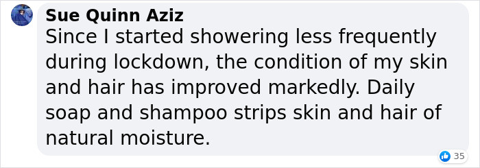 What daily soap and shampoo does...