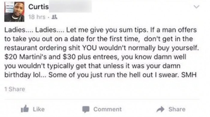 Curtis has some tips for you ladies.