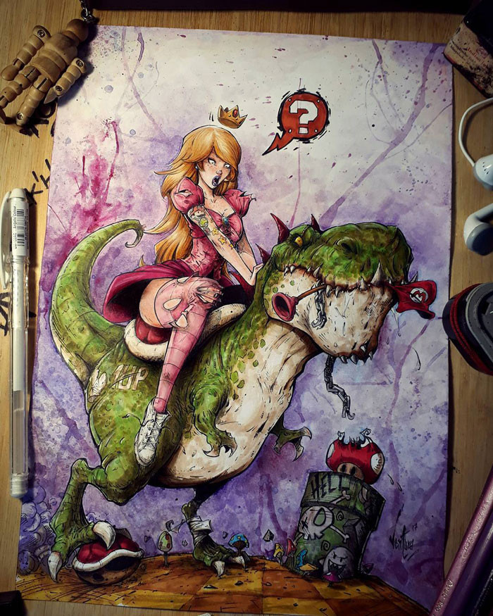 25. Princess Peach & Yoshi