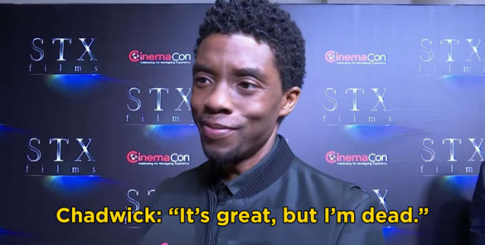 After being asked about the massive Avengers: Endgame ticket sales, Chadwick Boseman had the perfect response: