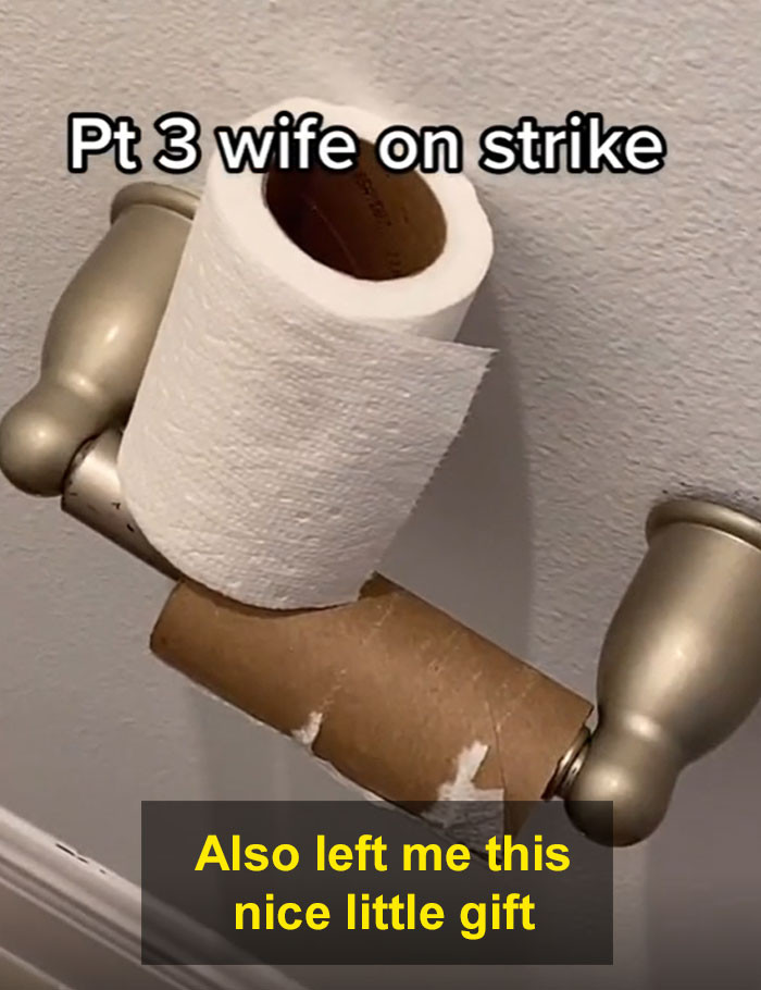Toilet paper...