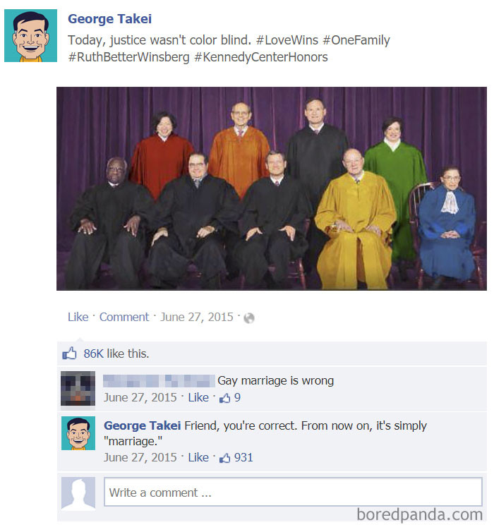 8. He's perfectly right