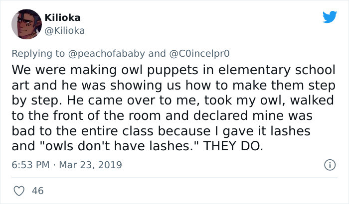 9. Do owls really have lashes?