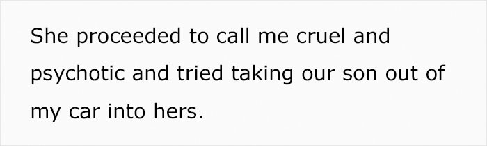 First, she leaves him unattended, and secondly, she shouts at her husband for making her realize her mistake.