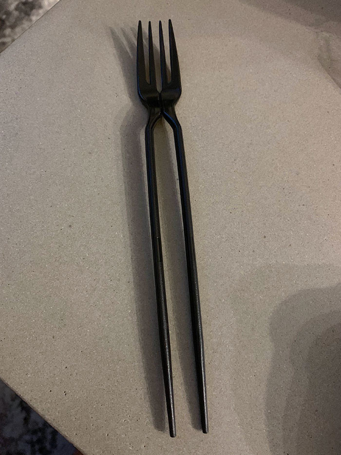 7. A chork accompanied my Thai food