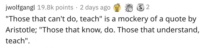 3. I love Aristotle's so much more.