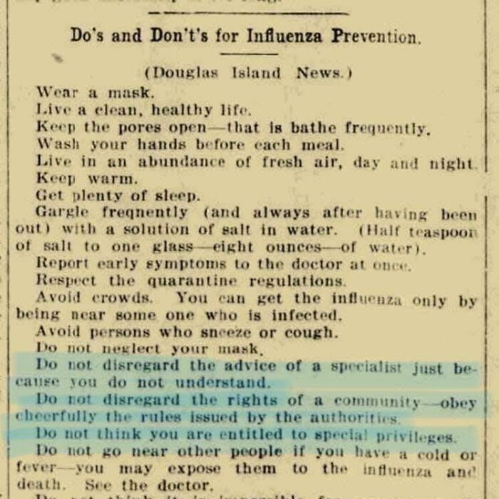 31. Humans are not nearly as unpredictable. This was from 1918 when the Spanish Influenza devastated the world.