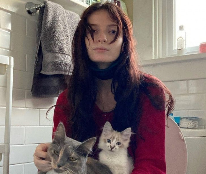 8. “Probably TMI. Apparently, I’m not allowed to pee alone.”