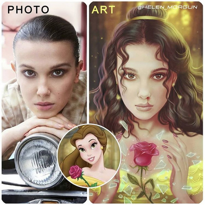 Millie Bobby Brown as Belle