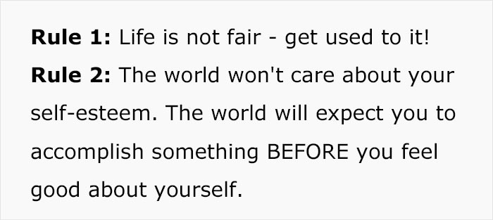 Here's a clearer list of the rules