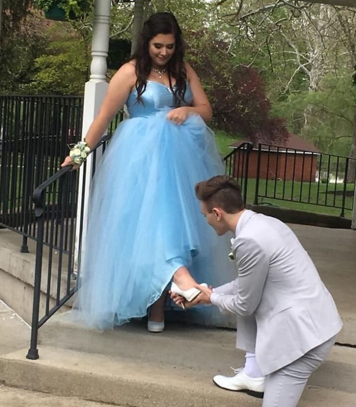 Parker wanted his best friend to feel like Cinderella.