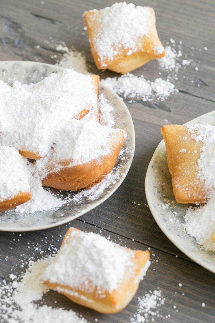 Beignets is a traditional dish of New Orleans. Here is how it looks in real life.
