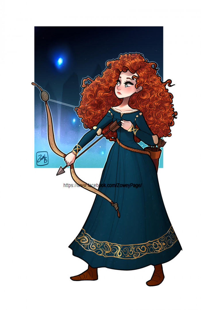 2. Merida (Brave)