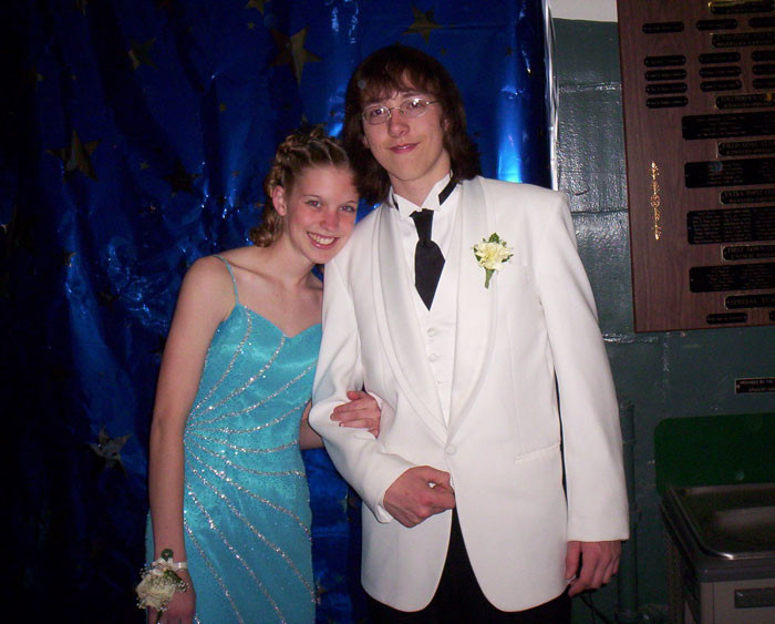 Jon's high school prom