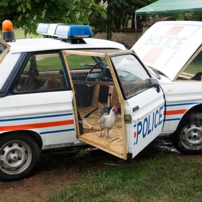 22. Police car