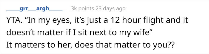 Well, if she cares, he should too.