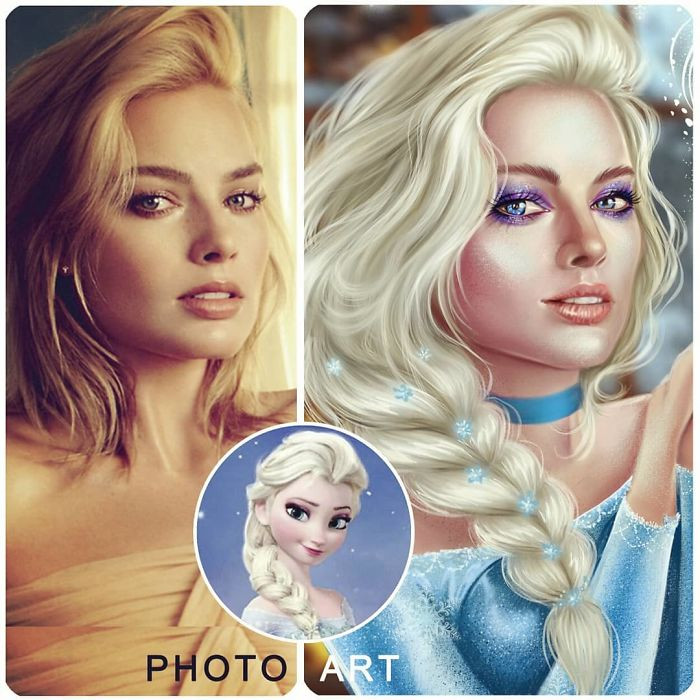 Margot Robbie as Elsa