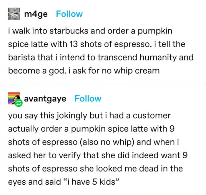 The joke that started it all: