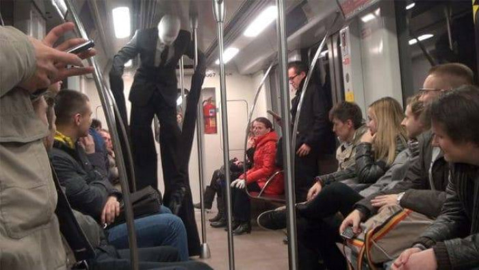 2. This will be your last train ride for sure, Slenderman will get ya