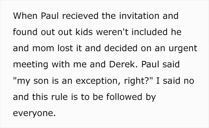So, when Paul received his invitation, he wasn't impressed with the 