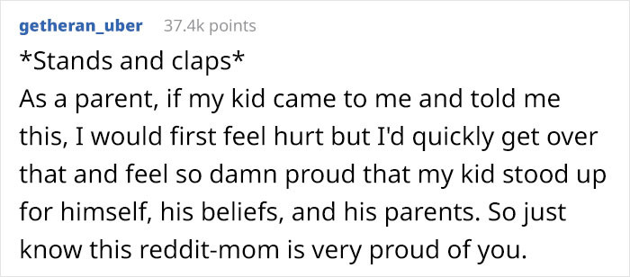 Redditors loved his devotion to his family.