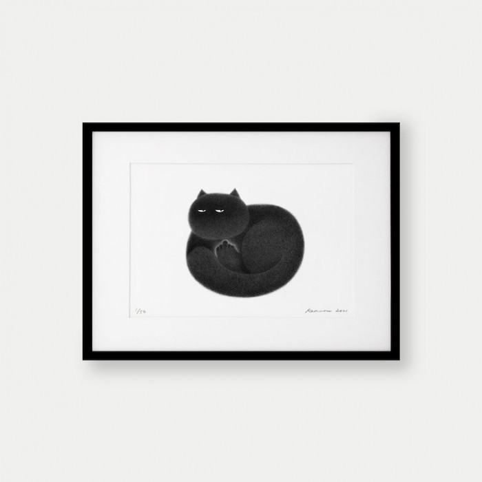 Here are some more examples of Fong's unique and a-meow-zing works of art!
