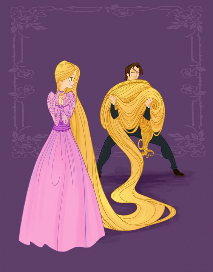 9. Rapunzel and Eugene (AKA Flynn Rider) - Tangled