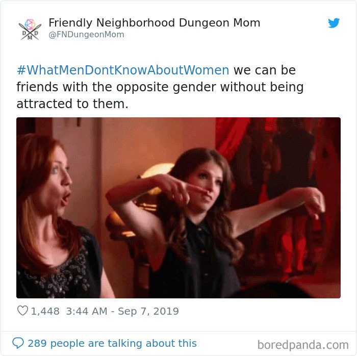 #4 Not trying to get into anybody's pants