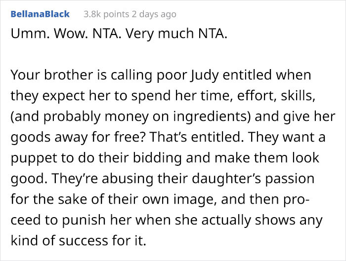 They're abusing their daughter's passion