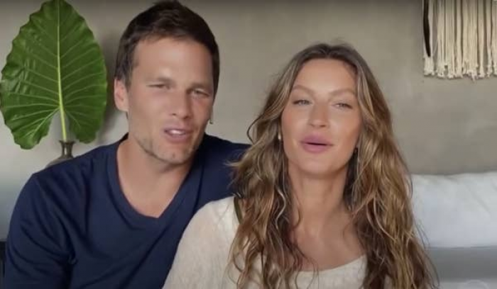 Tom Brady vs. Gisele Bündchen. Tom is the winner in the poll.