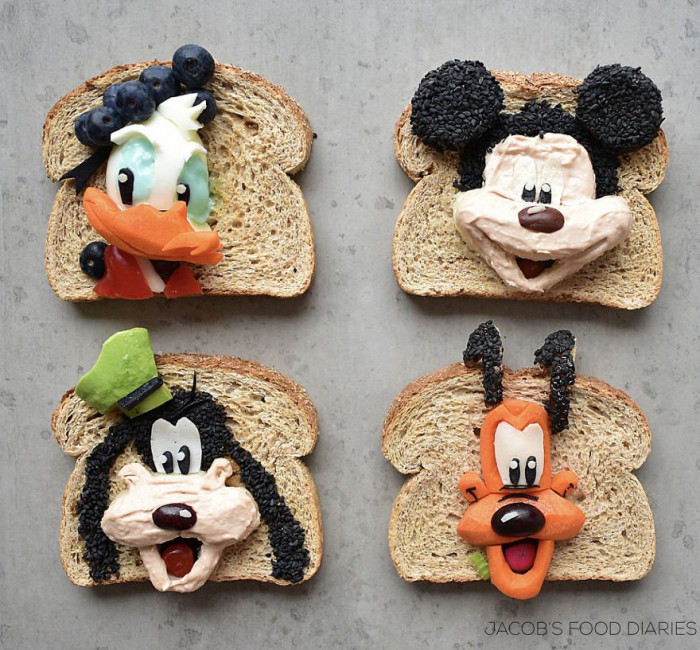 3. Donald, Mickey, Goofy, and Pluto
