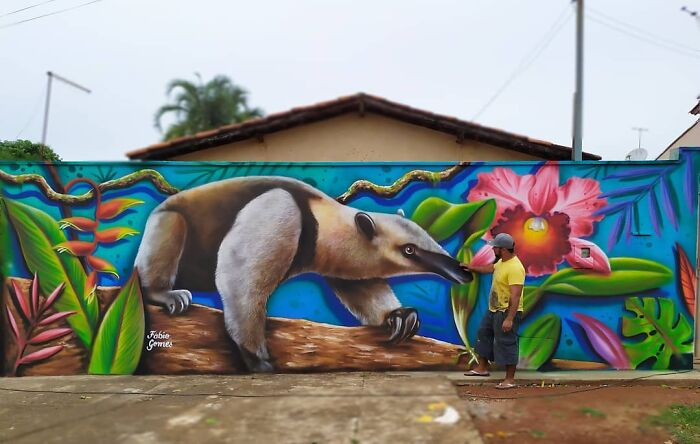 Today, graffiti is like a way of life for the Brazilian people.