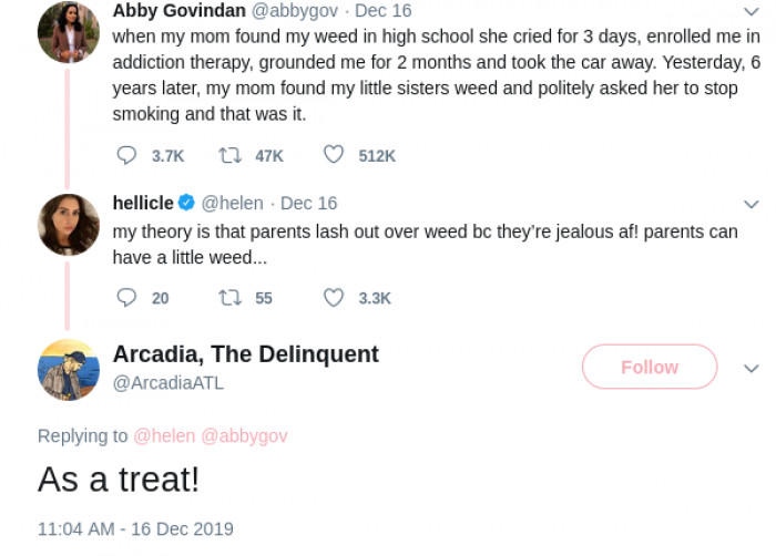 Honestly, there's a lot of discussion about weed in this thread.