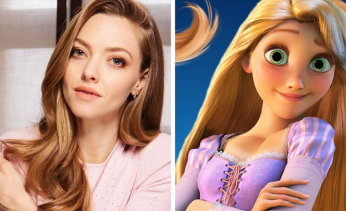 Amanda Seyfried & Rapunzel from 'Tangled'