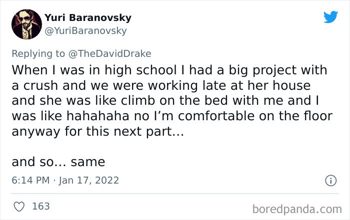 14. Nah, the floor is much more comfortable.