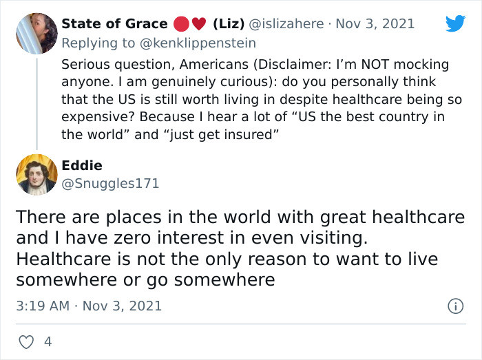 The US healthcare system sucks, while other countries have the best.