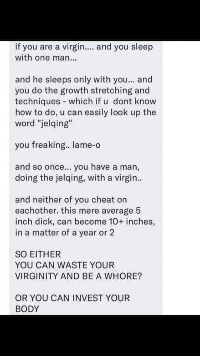 I'm not sure where his point is going.