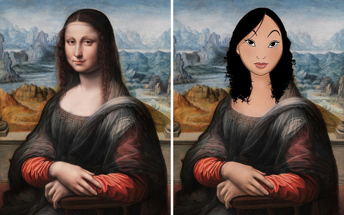 2. Mona Lisa vs Mulan