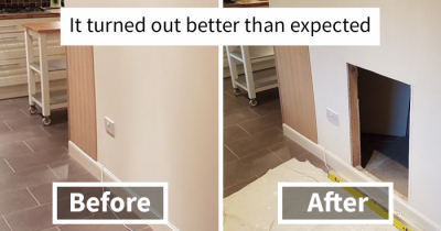 This Couple Built Their Dog An Incredible Room Of Her Own Under The Stairs Just In Time For Their Baby's Arrival