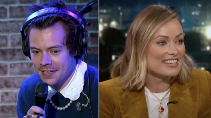 Harry Styles vs. Olivia Wilde. The English singer-songwriter wins over his girlfriend in terms of popularity.